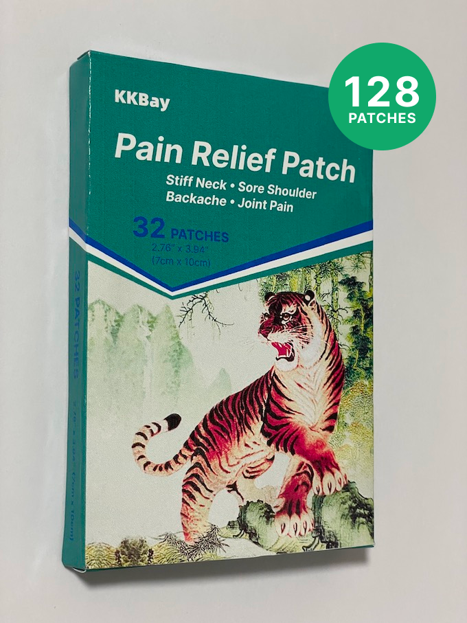 KKBay Tiger Patch - 128 Count Chinese Tiger Pain Relief Patch