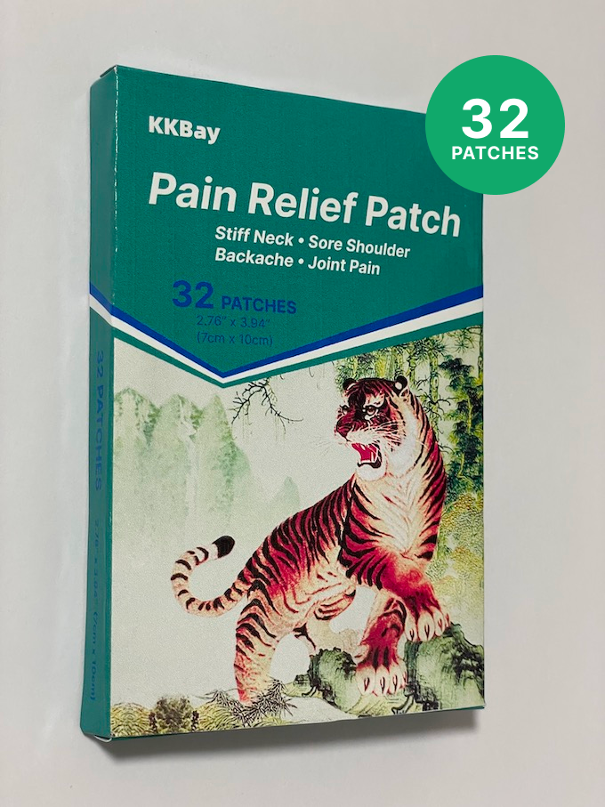 KKBay Tiger Patch - 32 Count Chinese Tiger Pain Relief Patch